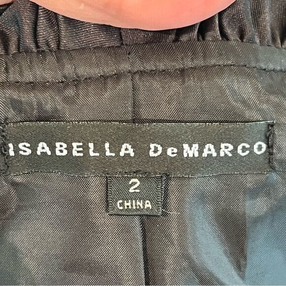 Isabella DeMarco satin blazer jacket 🔥 excellent condition 🔥 size 2 - Picture 5 of 8